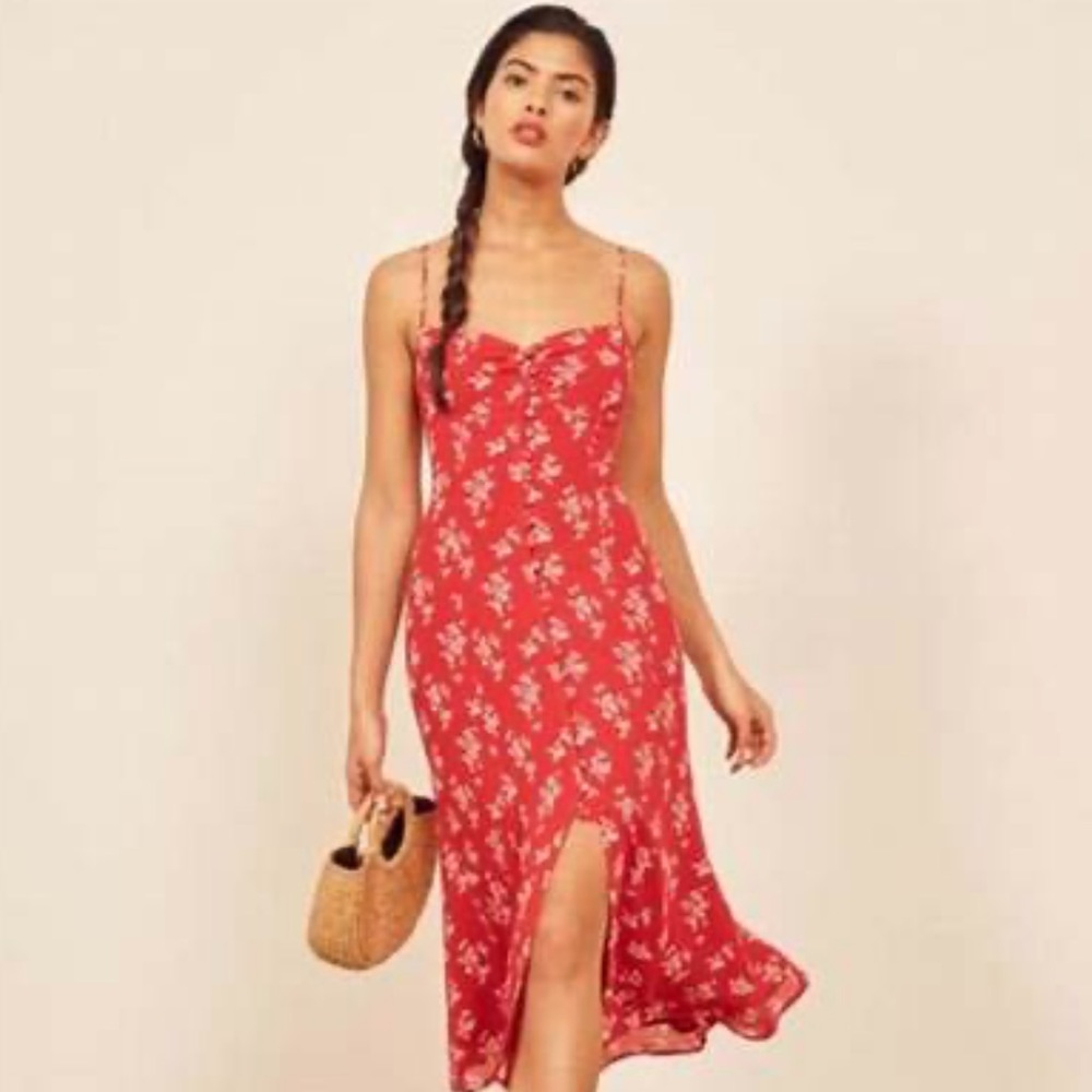 Reformation Cybill Midi Dress